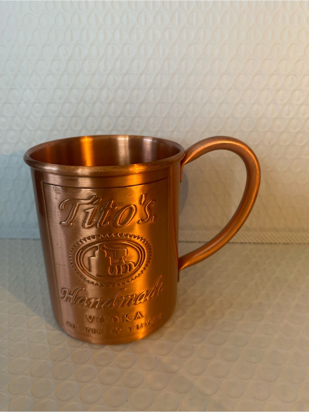 Tito's Copper-Finish Moscow Mule Mug - Branded Copper Tone